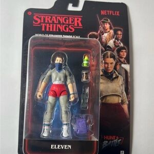 Stranger Things Eleven Action Figure - Red, Gray, Blue